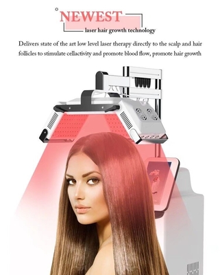o diodo emissor de luz da terapia do cabelo da máquina do crescimento do cabelo do laser das lâmpadas do laser do diodo 260pcs cresce